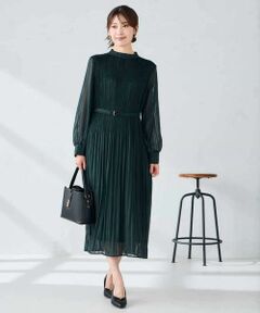 a.v.v / アー・ヴェ・ヴェ ロング・マキシ丈ワンピース | ランダムプリーツワンピース