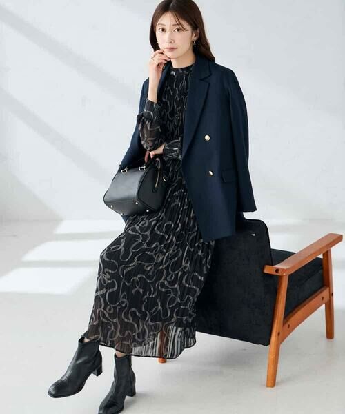 a.v.v / アー・ヴェ・ヴェ ロング・マキシ丈ワンピース | ランダムプリーツワンピース | 詳細15