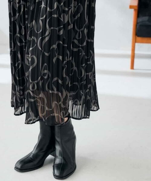 a.v.v / アー・ヴェ・ヴェ ロング・マキシ丈ワンピース | ランダムプリーツワンピース | 詳細22