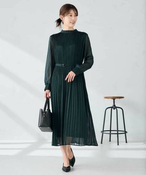 a.v.v / アー・ヴェ・ヴェ ロング・マキシ丈ワンピース | ランダムプリーツワンピース | 詳細3