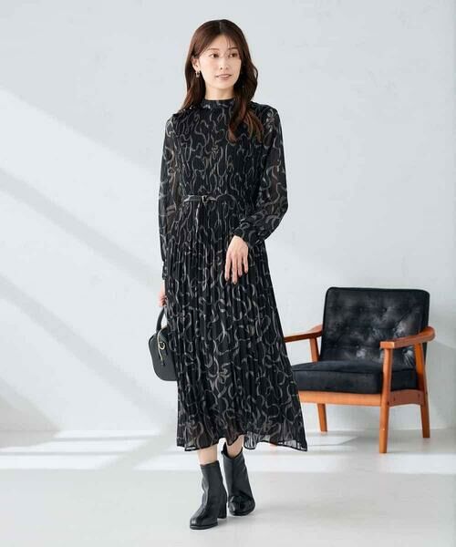 a.v.v / アー・ヴェ・ヴェ ロング・マキシ丈ワンピース | ランダムプリーツワンピース | 詳細4