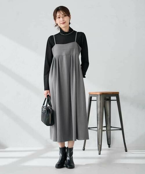 a.v.v / アー・ヴェ・ヴェ ロング・マキシ丈ワンピース | 【洗える】バックオープンキャミワンピース | 詳細1
