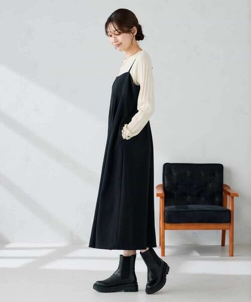 a.v.v / アー・ヴェ・ヴェ ロング・マキシ丈ワンピース | 【洗える】バックオープンキャミワンピース | 詳細11