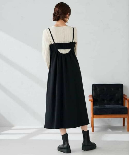 a.v.v / アー・ヴェ・ヴェ ロング・マキシ丈ワンピース | 【洗える】バックオープンキャミワンピース | 詳細13