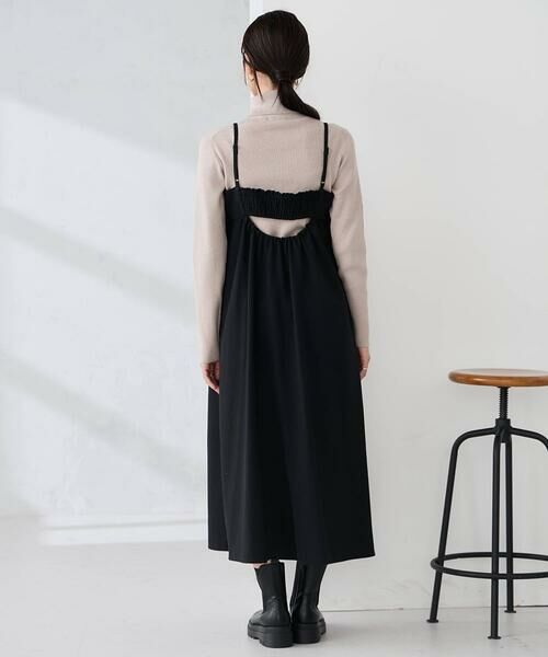 a.v.v / アー・ヴェ・ヴェ ロング・マキシ丈ワンピース | 【洗える】バックオープンキャミワンピース | 詳細17