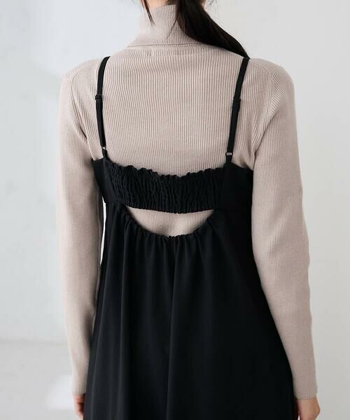 a.v.v / アー・ヴェ・ヴェ ロング・マキシ丈ワンピース | 【洗える】バックオープンキャミワンピース | 詳細18