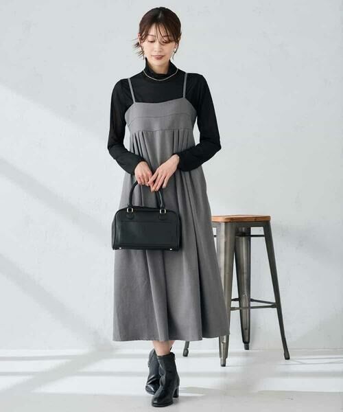 a.v.v / アー・ヴェ・ヴェ ロング・マキシ丈ワンピース | 【洗える】バックオープンキャミワンピース | 詳細2