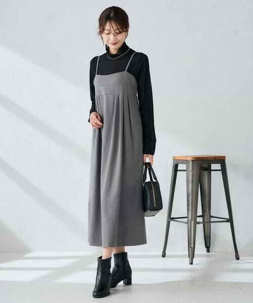 a.v.v / アー・ヴェ・ヴェ ロング・マキシ丈ワンピース | 【洗える】バックオープンキャミワンピース | 詳細5