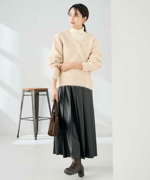 a.v.v / アー・ヴェ・ヴェ ニット・セーター | カシュクールライクVネックニット | 詳細11