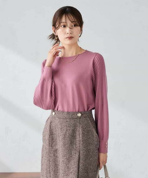 a.v.v / アー・ヴェ・ヴェ ニット・セーター | プリーツスリーブニット | 詳細1