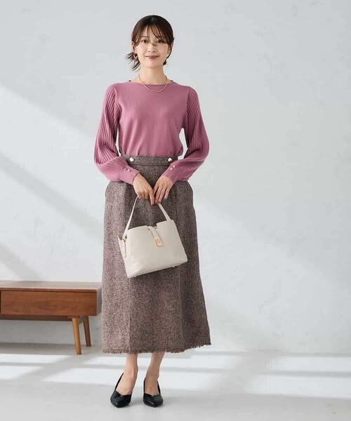 a.v.v / アー・ヴェ・ヴェ ニット・セーター | プリーツスリーブニット | 詳細10