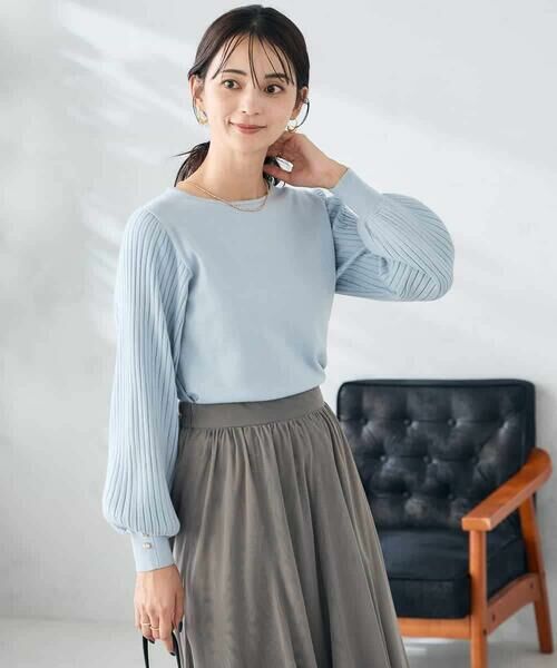 a.v.v / アー・ヴェ・ヴェ ニット・セーター | プリーツスリーブニット | 詳細17