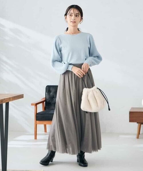 a.v.v / アー・ヴェ・ヴェ ニット・セーター | プリーツスリーブニット | 詳細19