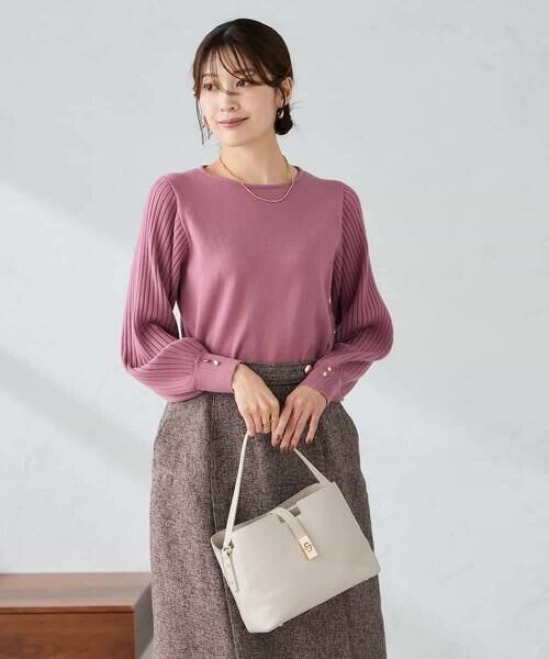 a.v.v / アー・ヴェ・ヴェ ニット・セーター | プリーツスリーブニット | 詳細2