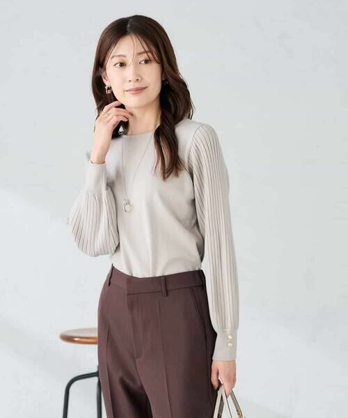 a.v.v / アー・ヴェ・ヴェ ニット・セーター | プリーツスリーブニット | 詳細24