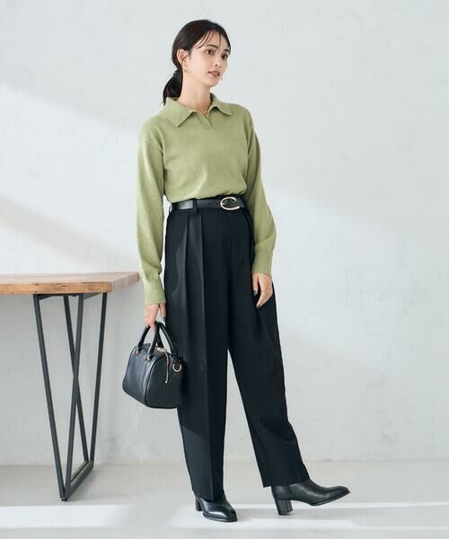 a.v.v / アー・ヴェ・ヴェ ニット・セーター | 襟付きスキッパーニット | 詳細10