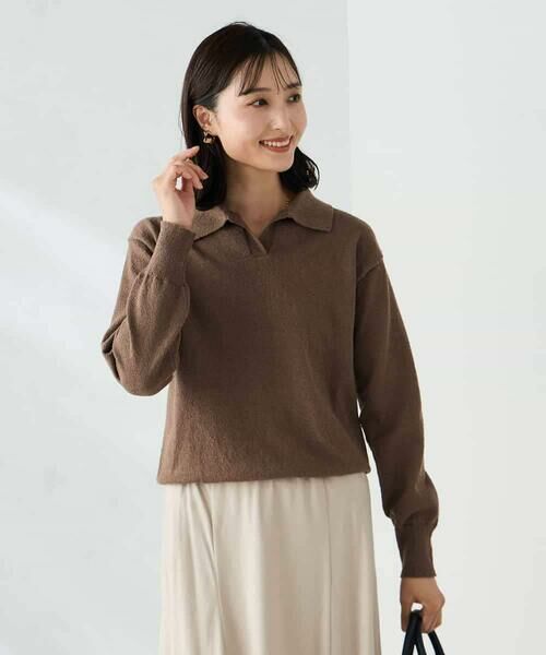 a.v.v / アー・ヴェ・ヴェ ニット・セーター | 襟付きスキッパーニット | 詳細12