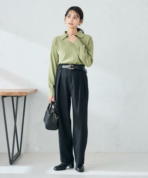 a.v.v / アー・ヴェ・ヴェ ニット・セーター | 襟付きスキッパーニット | 詳細9