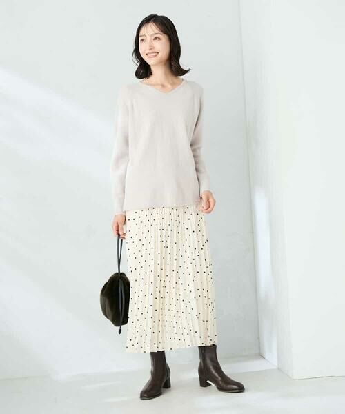 a.v.v / アー・ヴェ・ヴェ ニット・セーター | ラメVネックチュニックニット | 詳細18