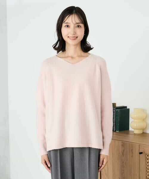 a.v.v / アー・ヴェ・ヴェ ニット・セーター | ラメVネックチュニックニット | 詳細20