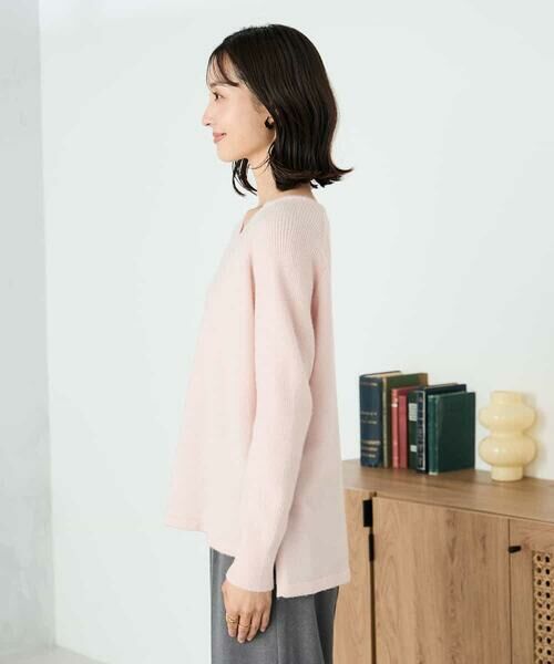 a.v.v / アー・ヴェ・ヴェ ニット・セーター | ラメVネックチュニックニット | 詳細21