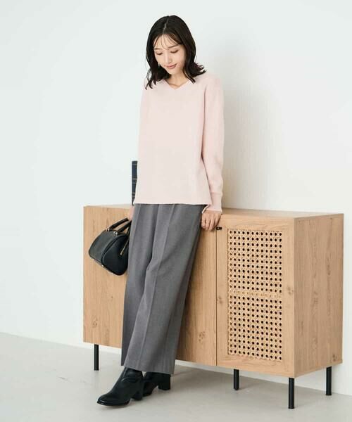 a.v.v / アー・ヴェ・ヴェ ニット・セーター | ラメVネックチュニックニット | 詳細3