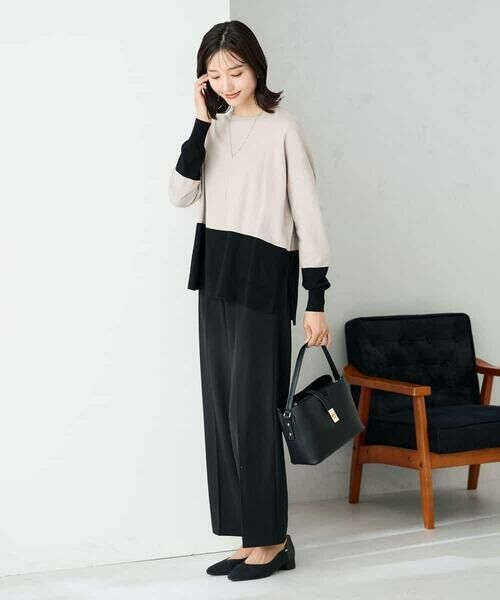 a.v.v / アー・ヴェ・ヴェ ニット・セーター | バイカラーニット【新色追加】 | 詳細15