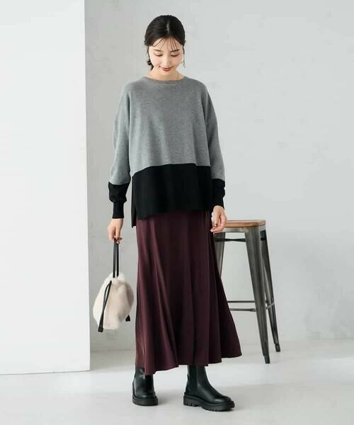 a.v.v / アー・ヴェ・ヴェ ニット・セーター | バイカラーニット【新色追加】 | 詳細20