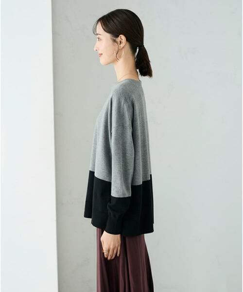 a.v.v / アー・ヴェ・ヴェ ニット・セーター | バイカラーニット【新色追加】 | 詳細23