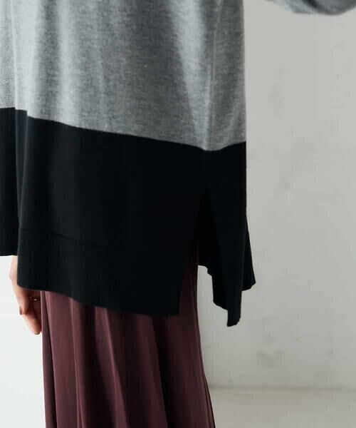 a.v.v / アー・ヴェ・ヴェ ニット・セーター | バイカラーニット【新色追加】 | 詳細27