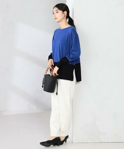 a.v.v / アー・ヴェ・ヴェ ニット・セーター | バイカラーニット【新色追加】 | 詳細7