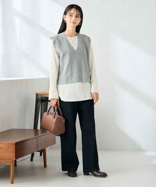 a.v.v / アー・ヴェ・ヴェ ベスト | Vネックニットベスト | 詳細4