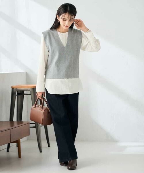 a.v.v / アー・ヴェ・ヴェ ベスト | Vネックニットベスト | 詳細7