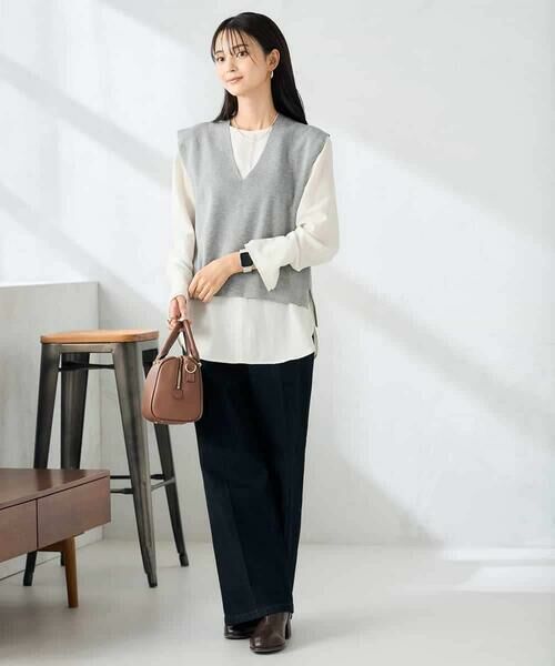 a.v.v / アー・ヴェ・ヴェ ベスト | Vネックニットベスト | 詳細8