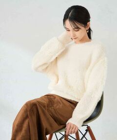 ミックスファンシーヤーンニット