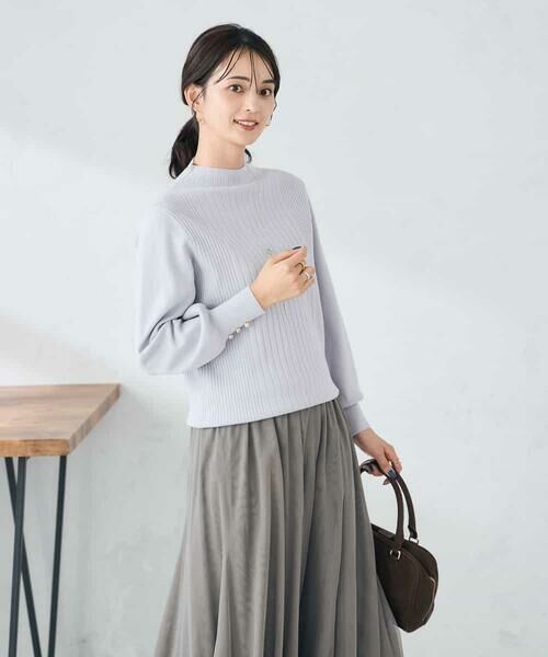 a.v.v / アー・ヴェ・ヴェ ニット・セーター | プチハイネック針抜きニット | 詳細2