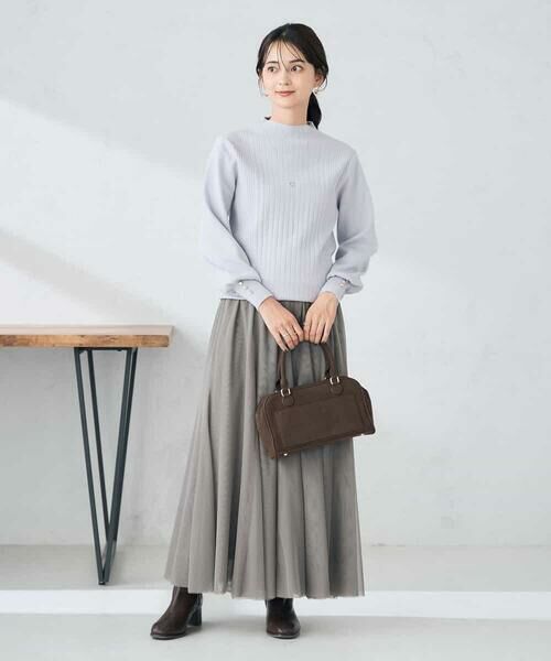 a.v.v / アー・ヴェ・ヴェ ニット・セーター | プチハイネック針抜きニット | 詳細3