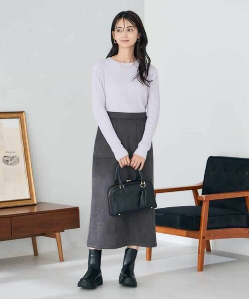 a.v.v / アー・ヴェ・ヴェ ニット・セーター | ワンポイント刺繍ケーブルニット | 詳細19