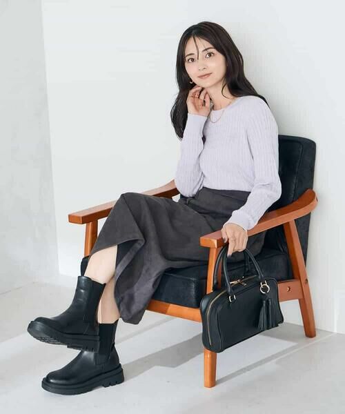 a.v.v / アー・ヴェ・ヴェ ニット・セーター | ワンポイント刺繍ケーブルニット | 詳細26