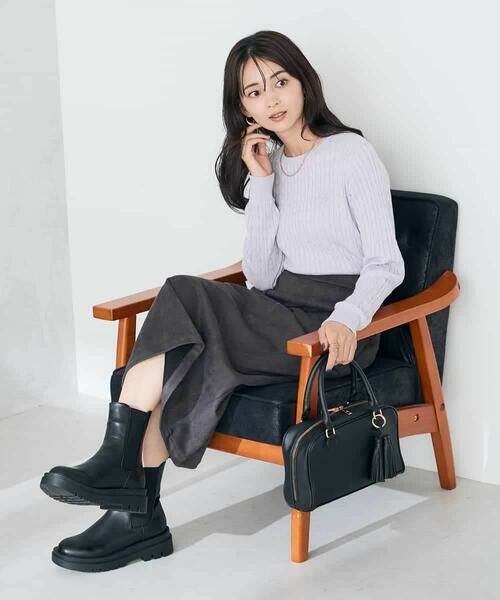 a.v.v / アー・ヴェ・ヴェ ニット・セーター | ワンポイント刺繍ケーブルニット | 詳細27