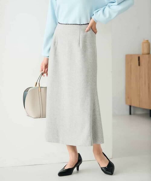 a.v.v / アー・ヴェ・ヴェ ロング・マキシ丈スカート | 【洗える/ストレッチ】ウールライクジャージマーメイドスカート | 詳細11