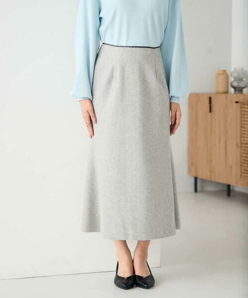 a.v.v / アー・ヴェ・ヴェ ロング・マキシ丈スカート | 【洗える/ストレッチ】ウールライクジャージマーメイドスカート | 詳細19