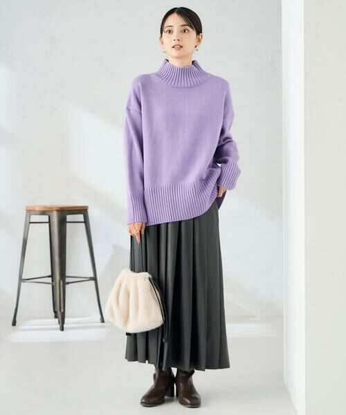 a.v.v / アー・ヴェ・ヴェ ロング・マキシ丈スカート | 【洗える】レザープリーツスカート | 詳細8