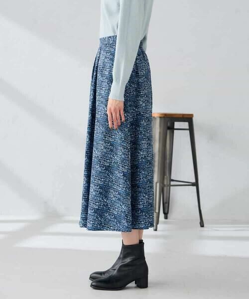 a.v.v / アー・ヴェ・ヴェ ロング・マキシ丈スカート | 【洗える】ツイードプリントフレアスカート | 詳細17