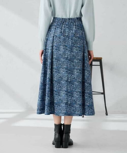 a.v.v / アー・ヴェ・ヴェ ロング・マキシ丈スカート | 【洗える】ツイードプリントフレアスカート | 詳細18