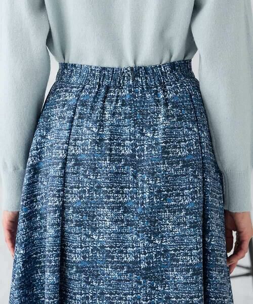 a.v.v / アー・ヴェ・ヴェ ロング・マキシ丈スカート | 【洗える】ツイードプリントフレアスカート | 詳細19
