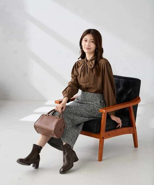 a.v.v / アー・ヴェ・ヴェ ロング・マキシ丈スカート | ロービングツイードナロースカート | 詳細10