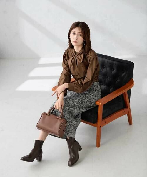 a.v.v / アー・ヴェ・ヴェ ロング・マキシ丈スカート | ロービングツイードナロースカート | 詳細12