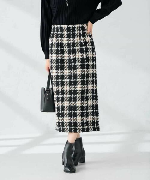 a.v.v / アー・ヴェ・ヴェ ロング・マキシ丈スカート | ロービングツイードナロースカート | 詳細14