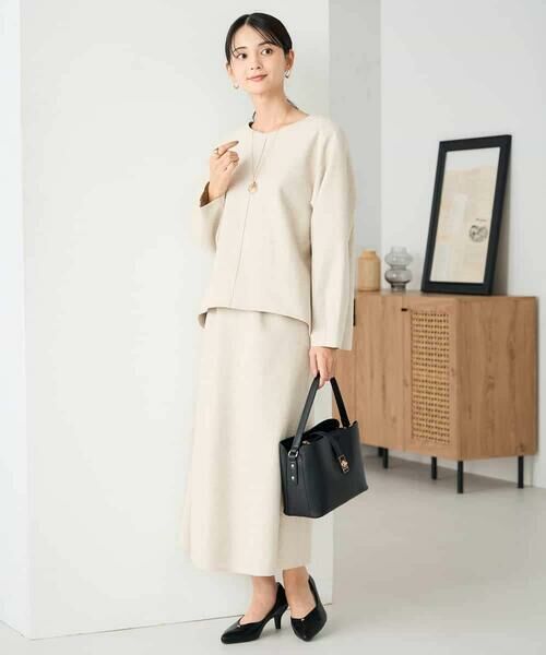 a.v.v / アー・ヴェ・ヴェ カットソー | 【洗える/ストレッチ 】ウールライクジャージプルオーバー | 詳細6